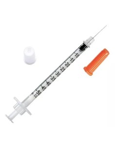 JERINGA INSULINA PRECISION TAPA NARANJA x 1 ML ( CON...