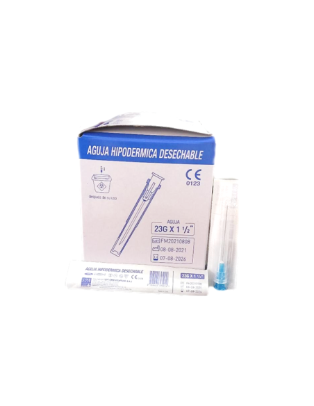 AGUJA DESECHABLE 23G x 1-1/2   LIFE CARE