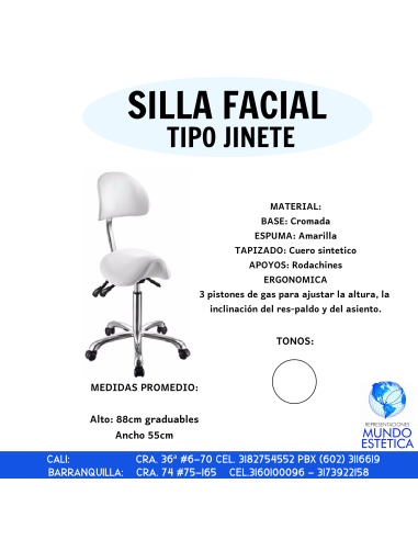 SILLA TIPO JINETE